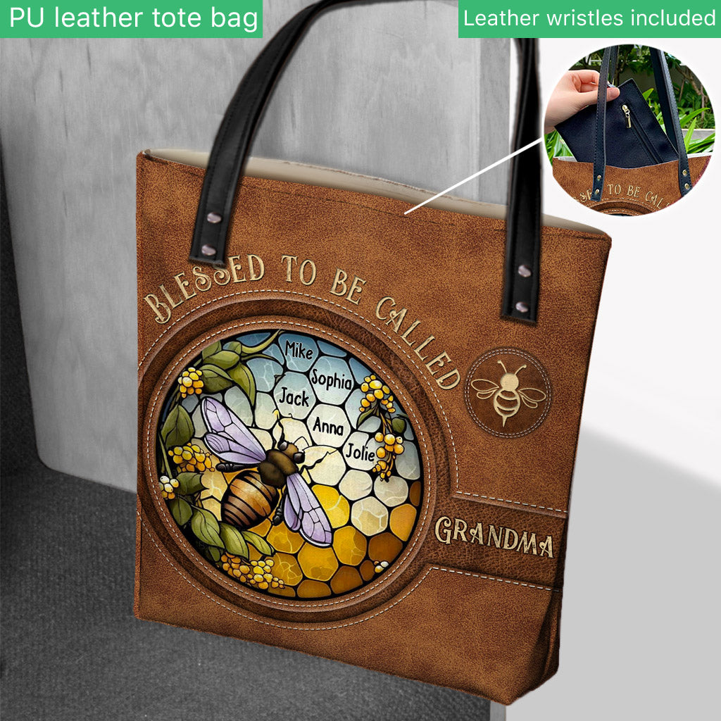 Blessed To Be Called Grandma/ Nana/ Mimi... - Personalized Grandma Tote Bag