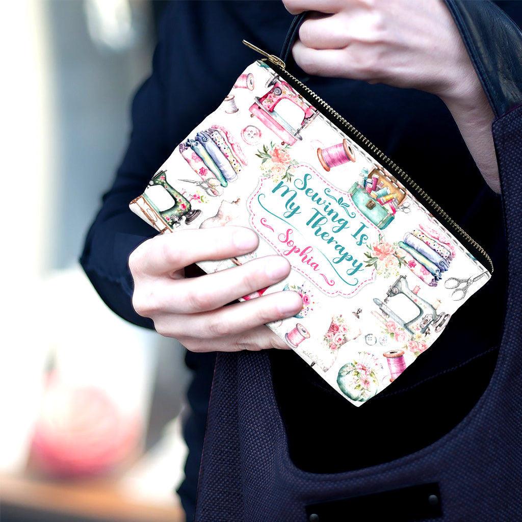 Buntes Nähmuster – Personalisierte Nähtasche