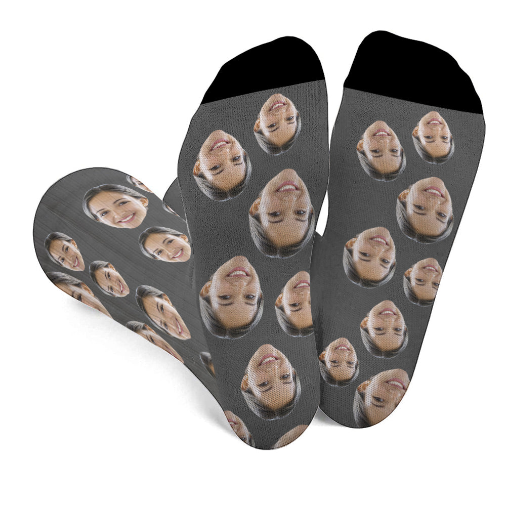 Custom Face - Personalized Aunt Socks