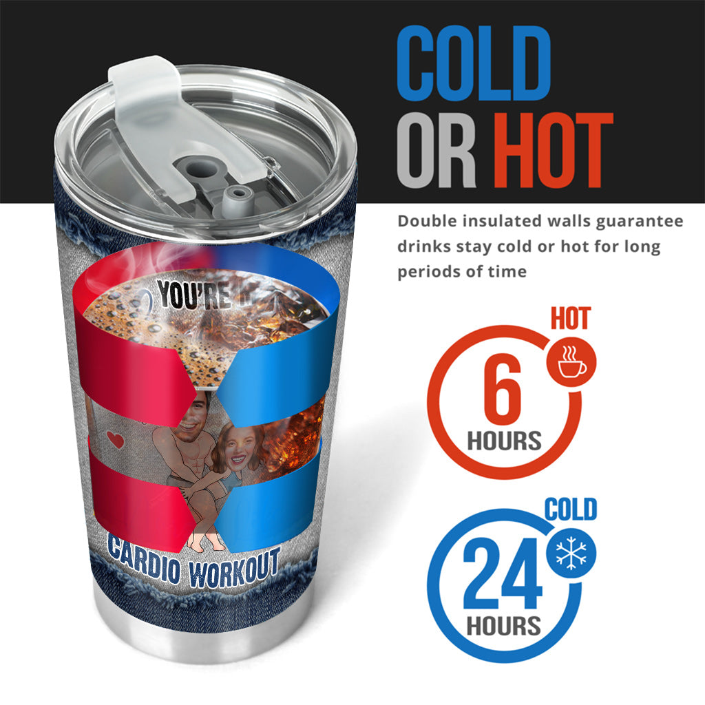 You Are My Favorite Cardio Workout - Personalized Couple Tumbler