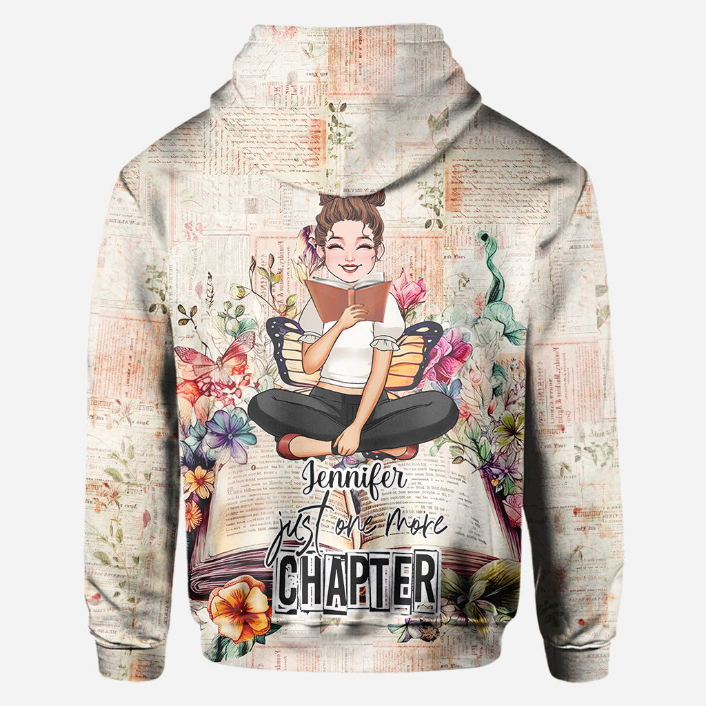 Just One More Chapter - Personalized Book All Over Shirt