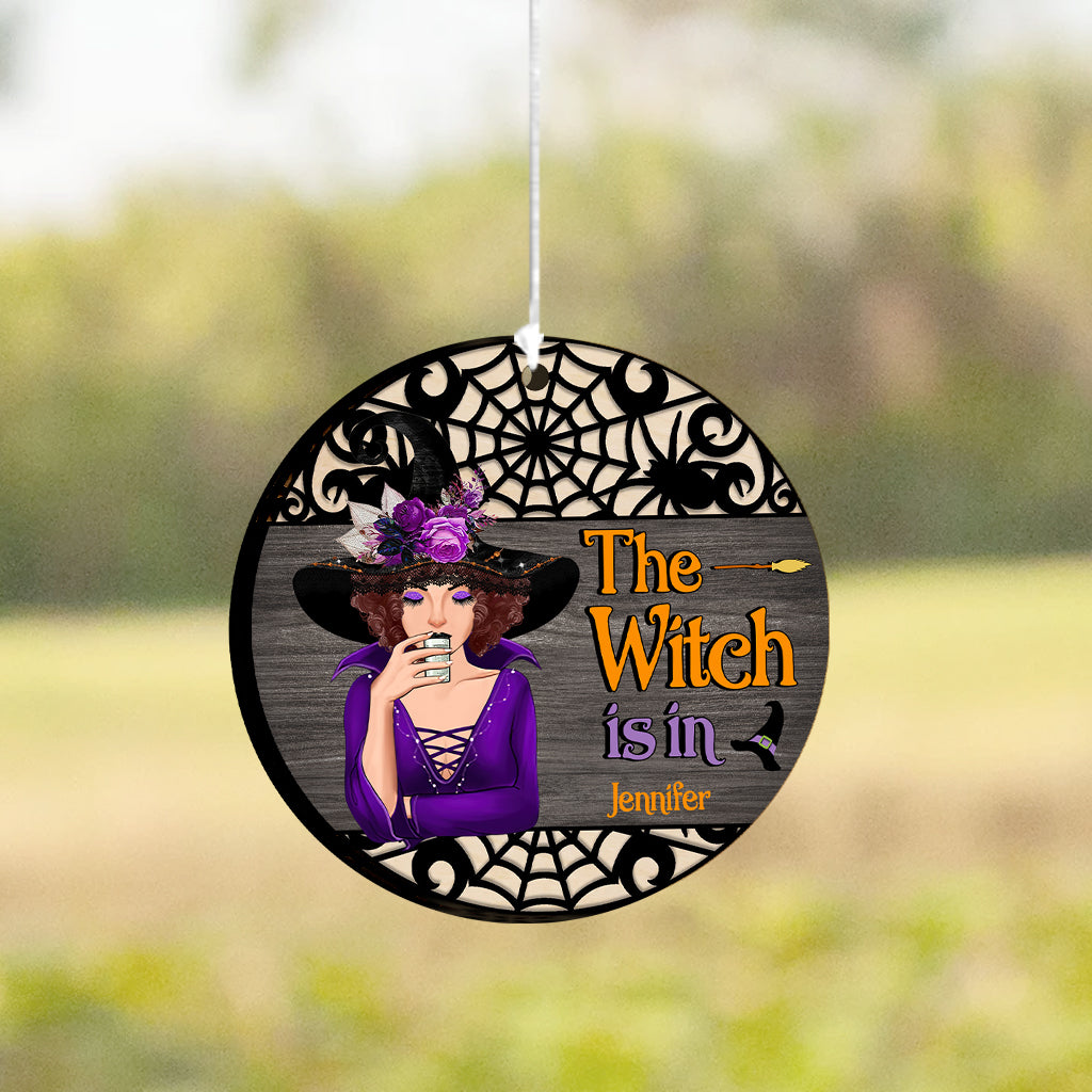 The Witch Is In - Personalized Witch Wind Chime