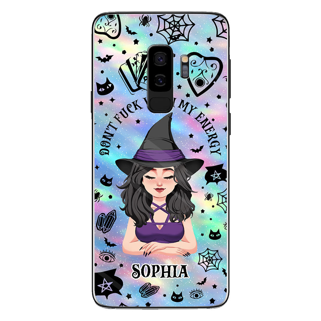 Don't F With My Energy - Personalized Witch Phone Case