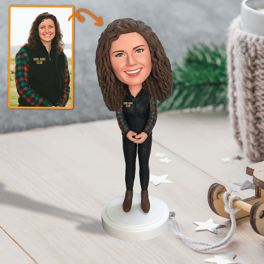 Best Aunt Ever - Gift for Aunt - Personalized Bobblehead