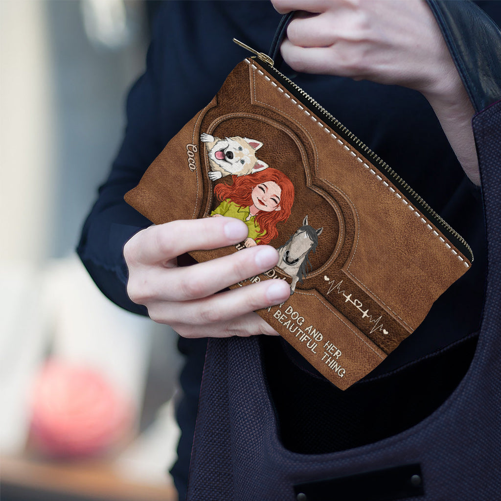 What A Beautiful Thing - Personalized Horse Pouch