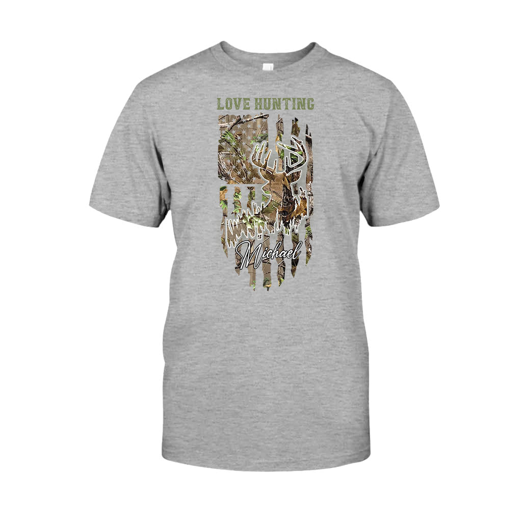 J'adore la chasse - T-shirt et sweat à capuche personnalisés sur le thème de la chasse