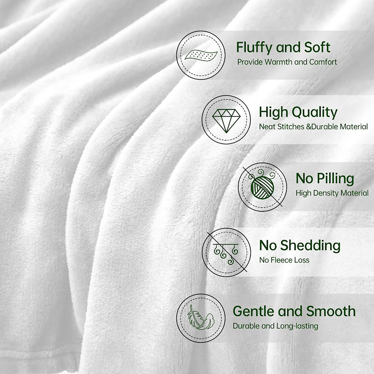 Custom Name Heart Pattern - Personalized Bestie Blanket