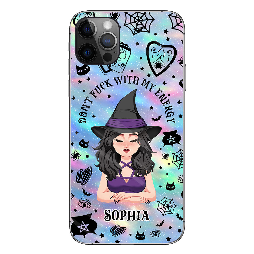 Don't F With My Energy - Personalized Witch Phone Case