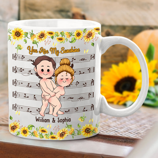 You Are My Sunshine - Personalized Couple Mug