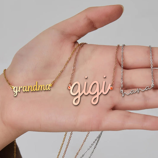 Great Nana - Personalized Grandma Name Necklace