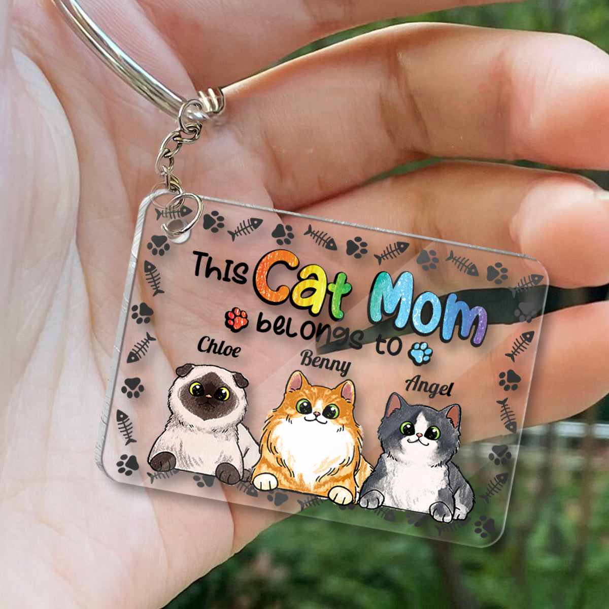 Dogs Cats Lovers - Personalized Dog Keychain