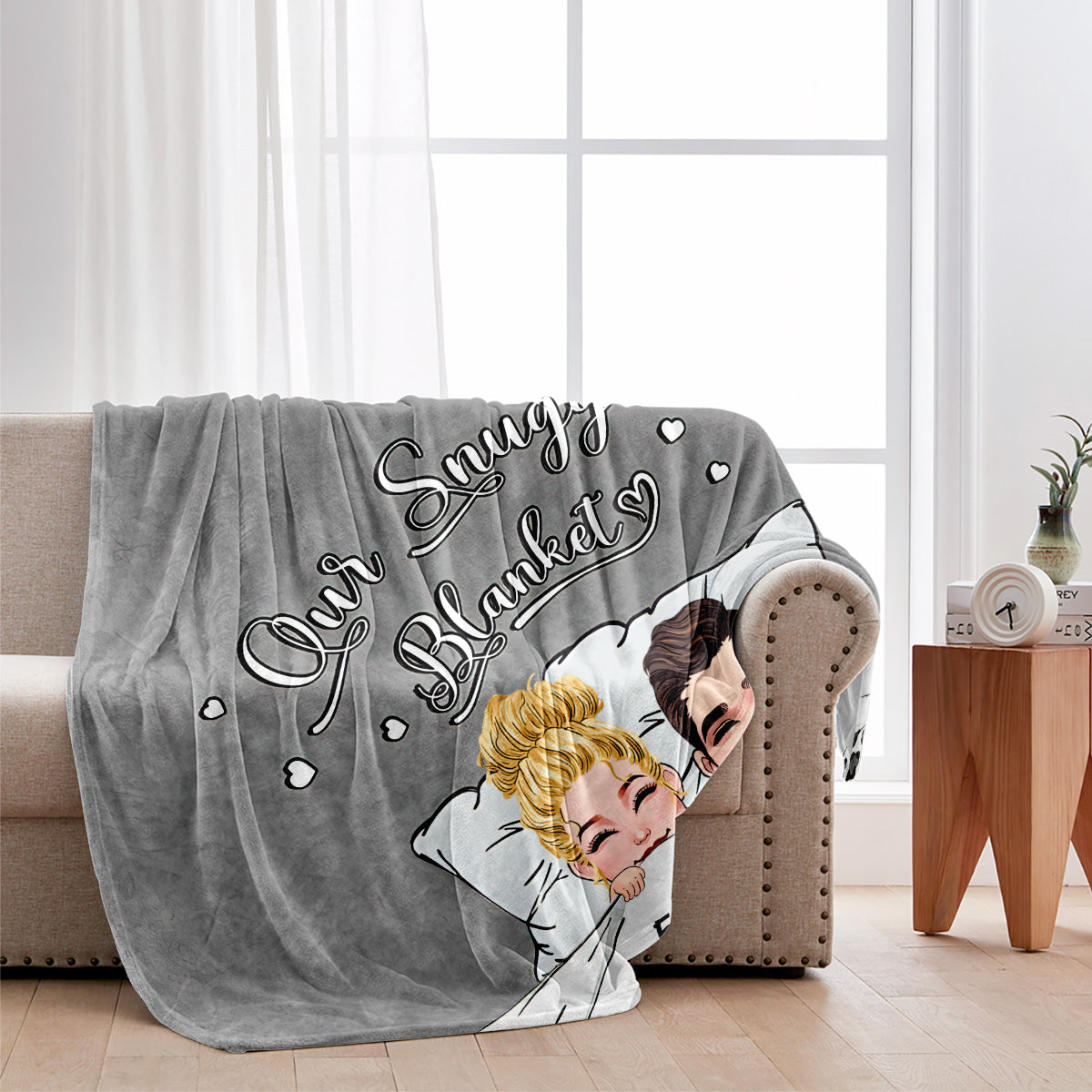 Our Snuggle Blanket - Personalized Couple Blanket