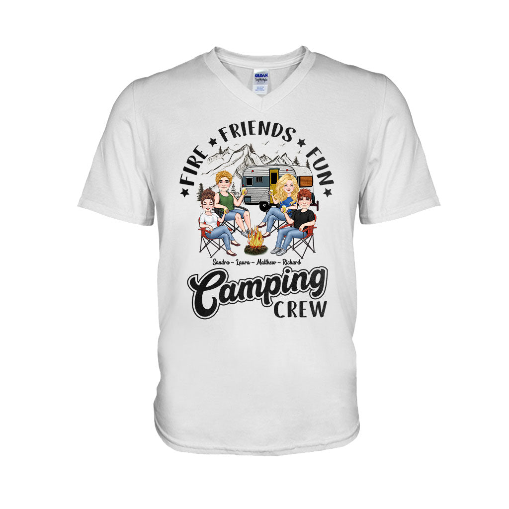Camping Crew - Personalized Camping T-shirt And Hoodie