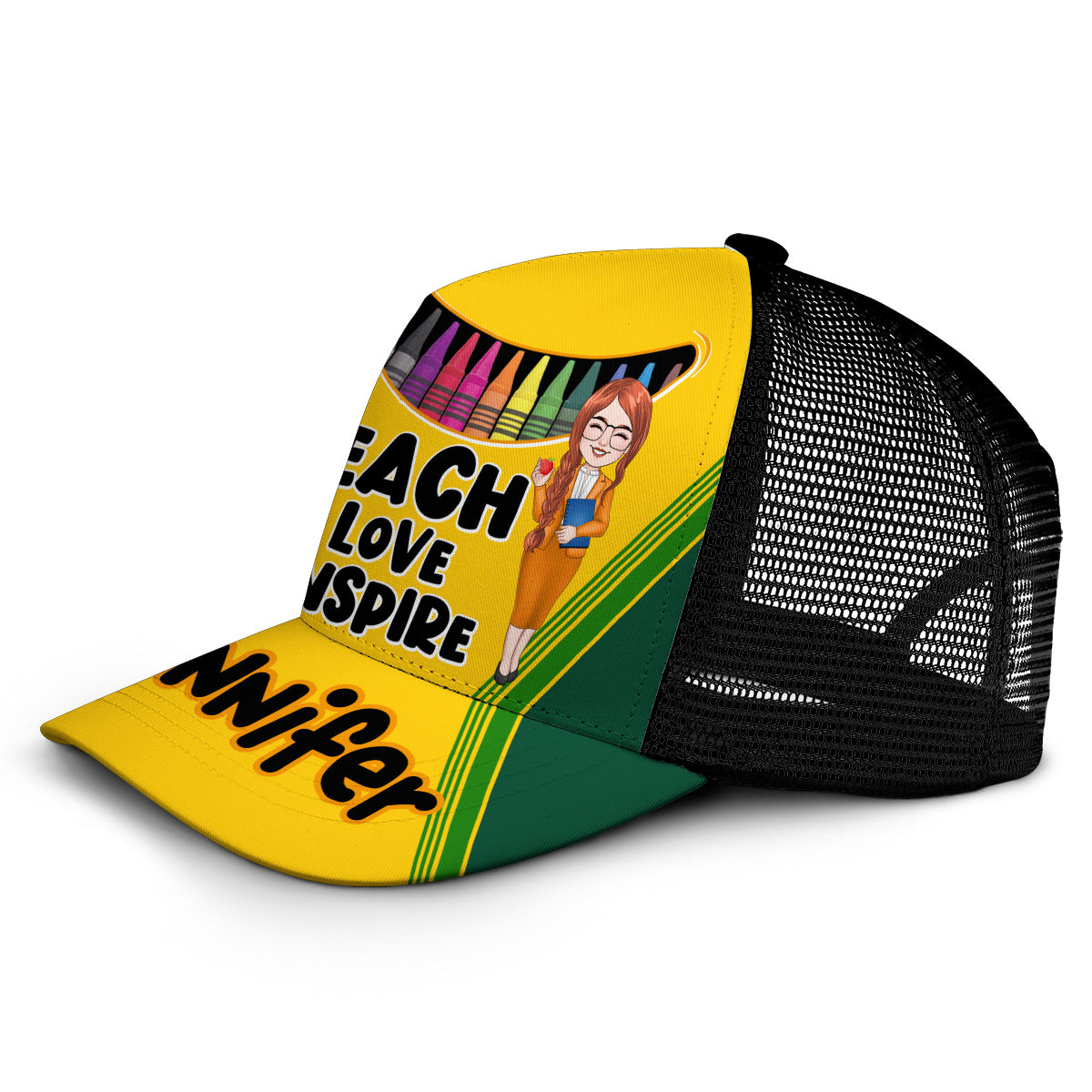 Casquette trucker papillon personnalisée avec affirmations positives