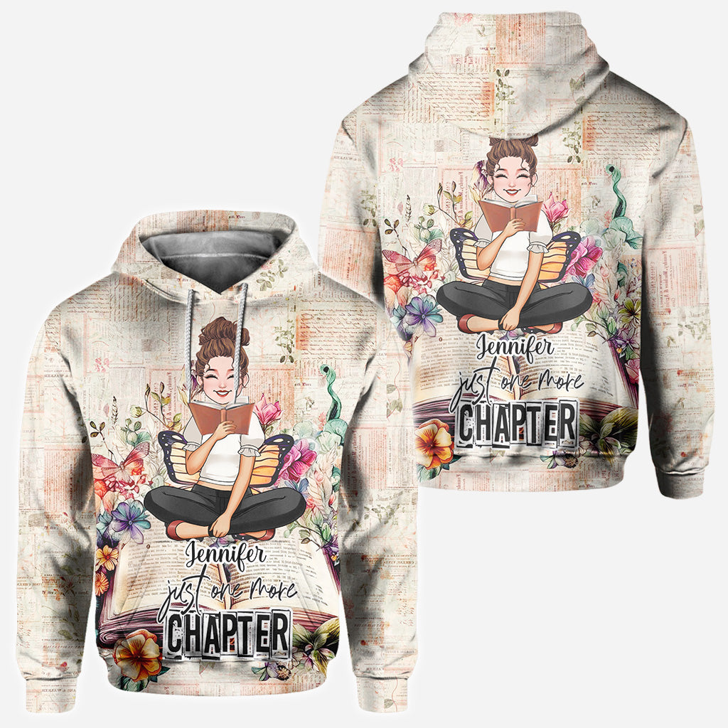 Just One More Chapter - Personalized Book All Over Shirt