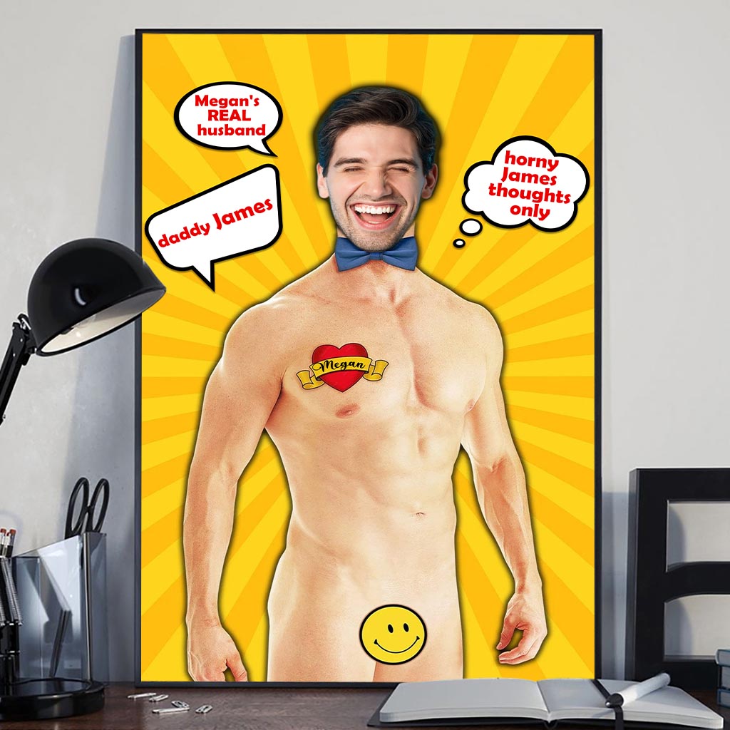 The Man The Myth The Legend - Personalized Husband And Wife Canvas And Poster