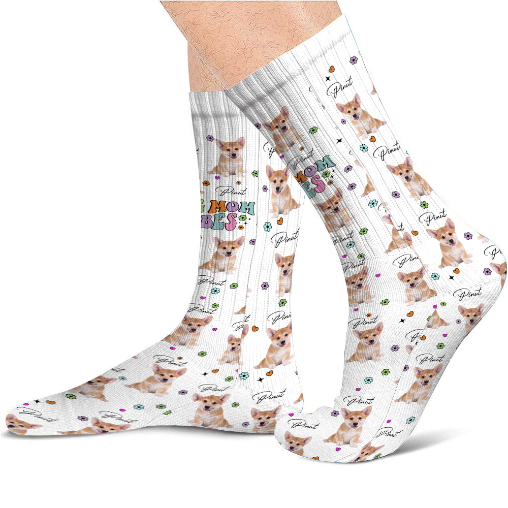 Hundemama-Vibes – personalisierte Hundesocken