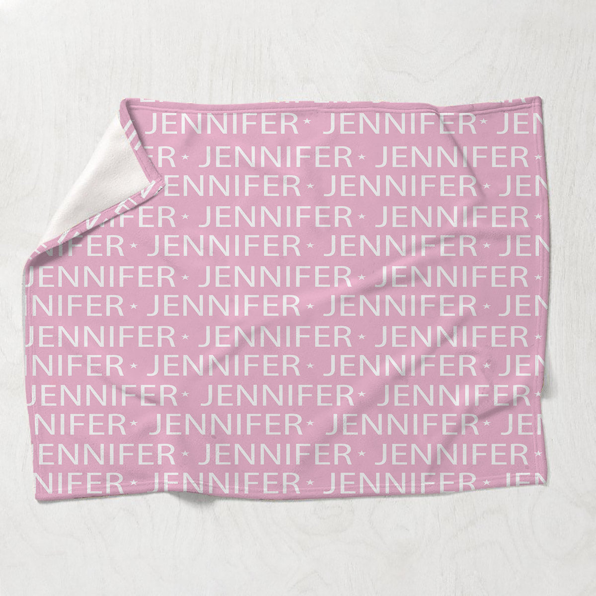 Couverture personnalisée pour belle-mère - Motif avec nom
