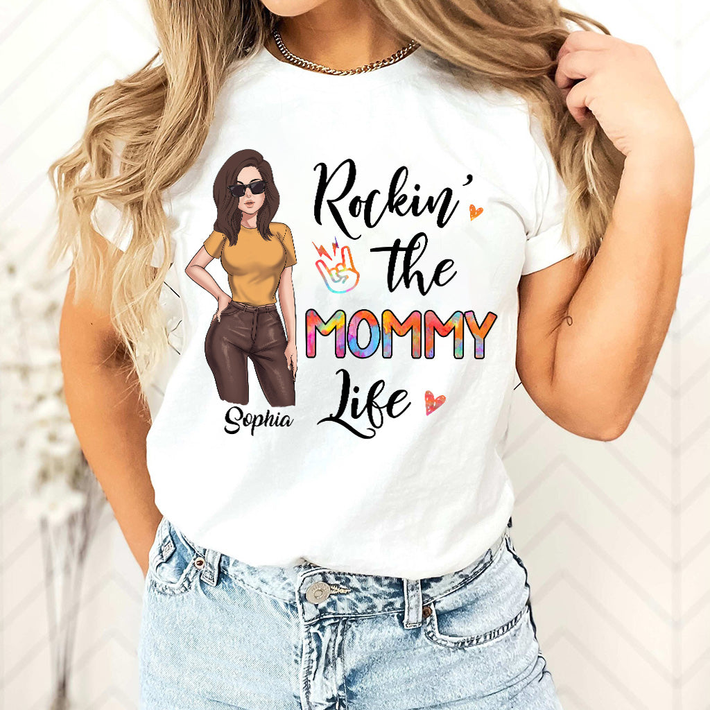 Rockin' The Nana Life - Gift for grandma, mom - Personalized T-shirt And Hoodie