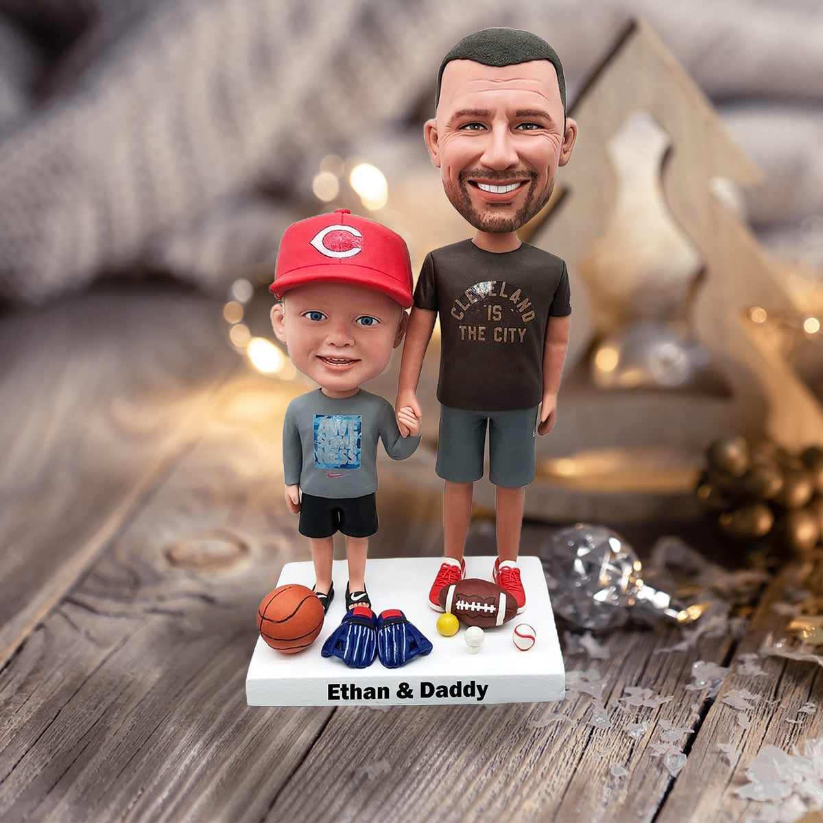 Custom Father Bobblehead - Personalized Father Bobblehead