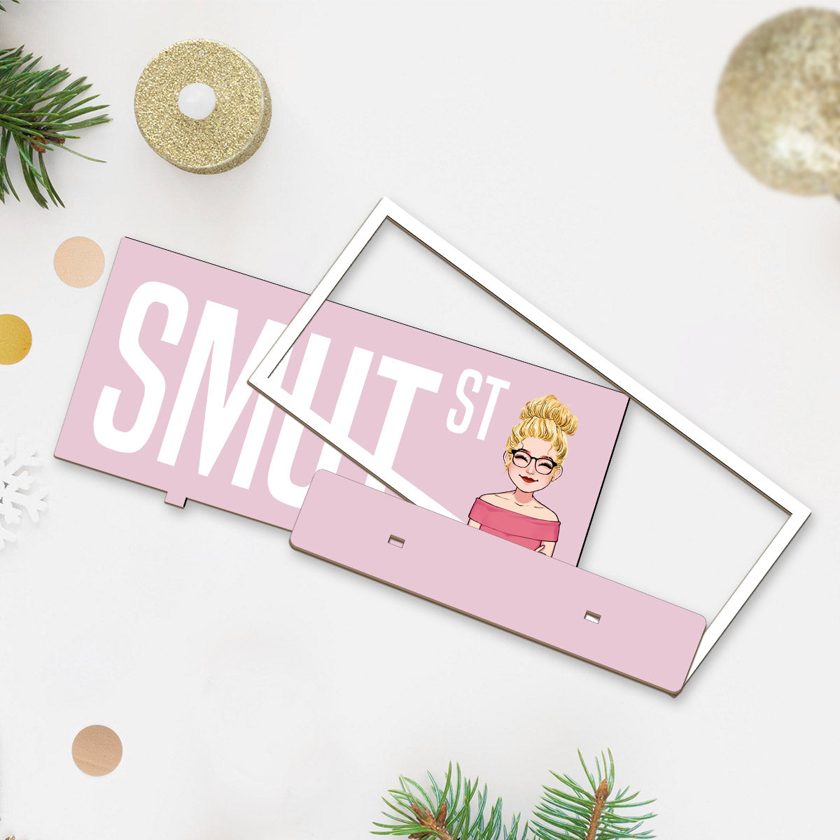 Book Category - Personalized Book 2 Layered Big Freestanding