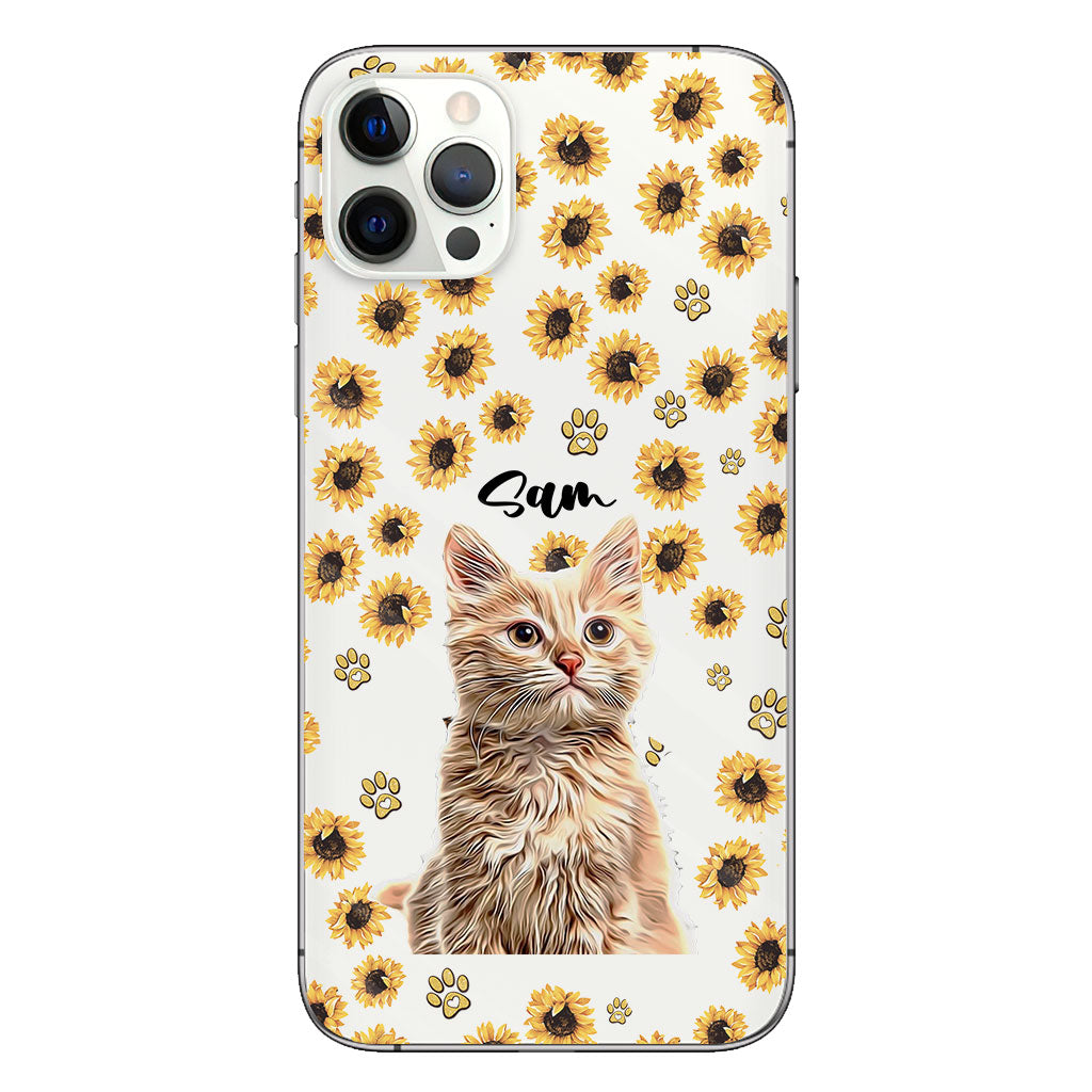 You Are My Sunshine - Personalized Dog Clear Phone Case