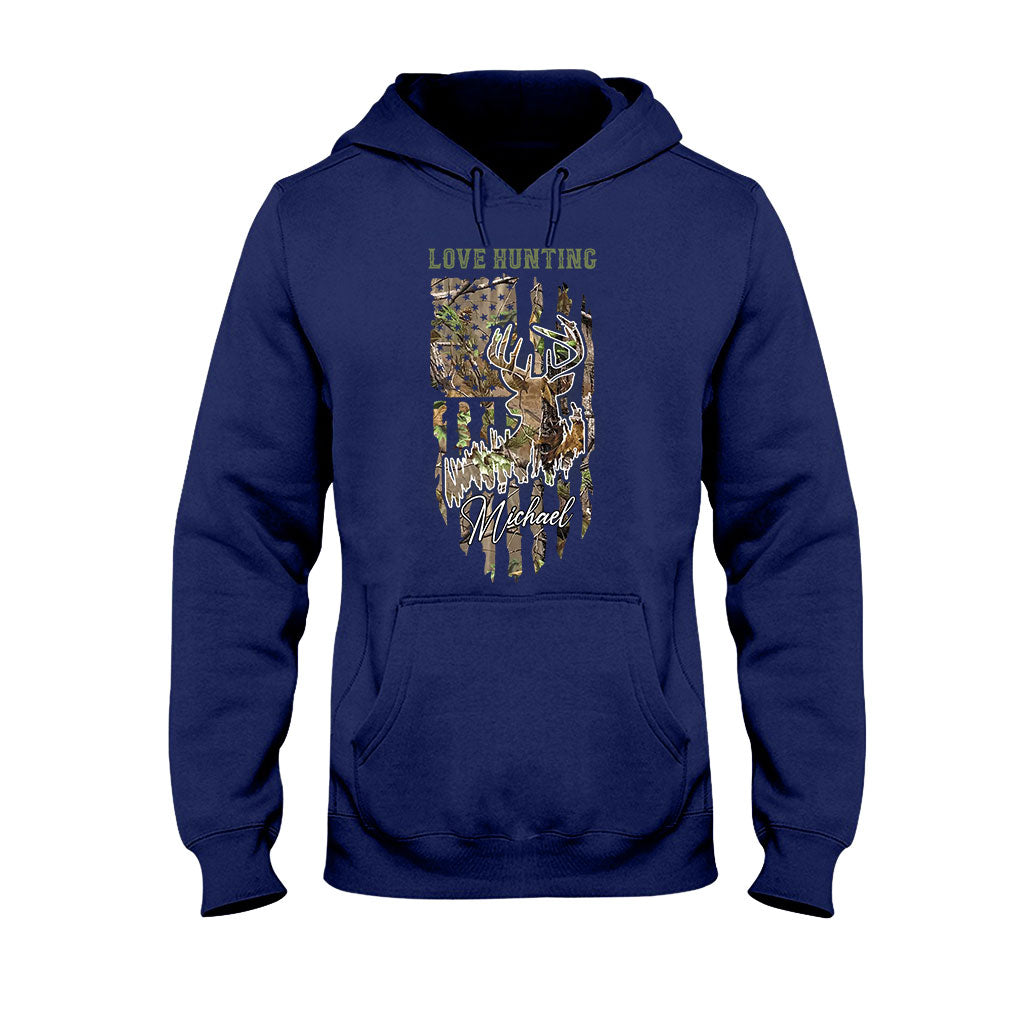 J'adore la chasse - T-shirt et sweat à capuche personnalisés sur le thème de la chasse