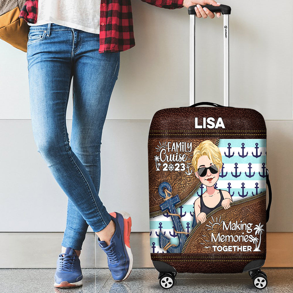 Family Cruise 2023 - Personalized Cruising Luggage Cover