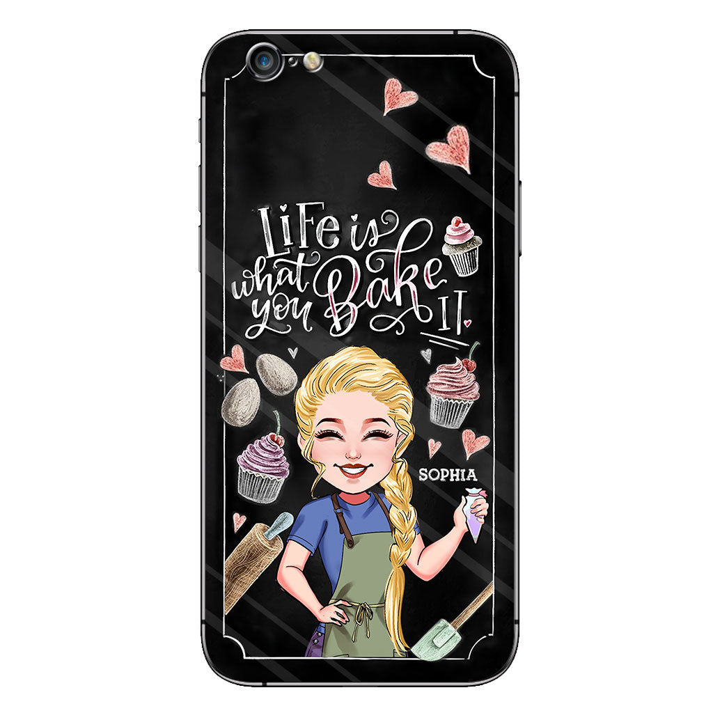 Life Is What You Bake It - Personalized Baking Phone Case