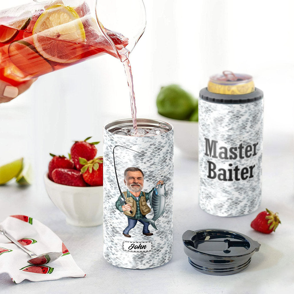 Master Baiter - Personalized Fishing Can Cooler