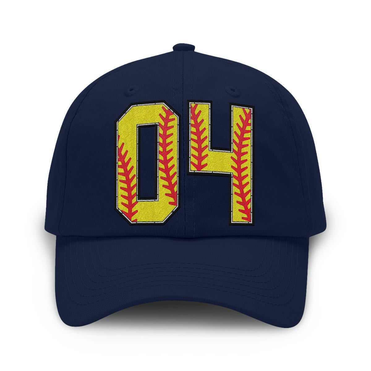 Baseball-Liebe – Personalisierte, bestickte Softball-Kappe im klassischen Stil