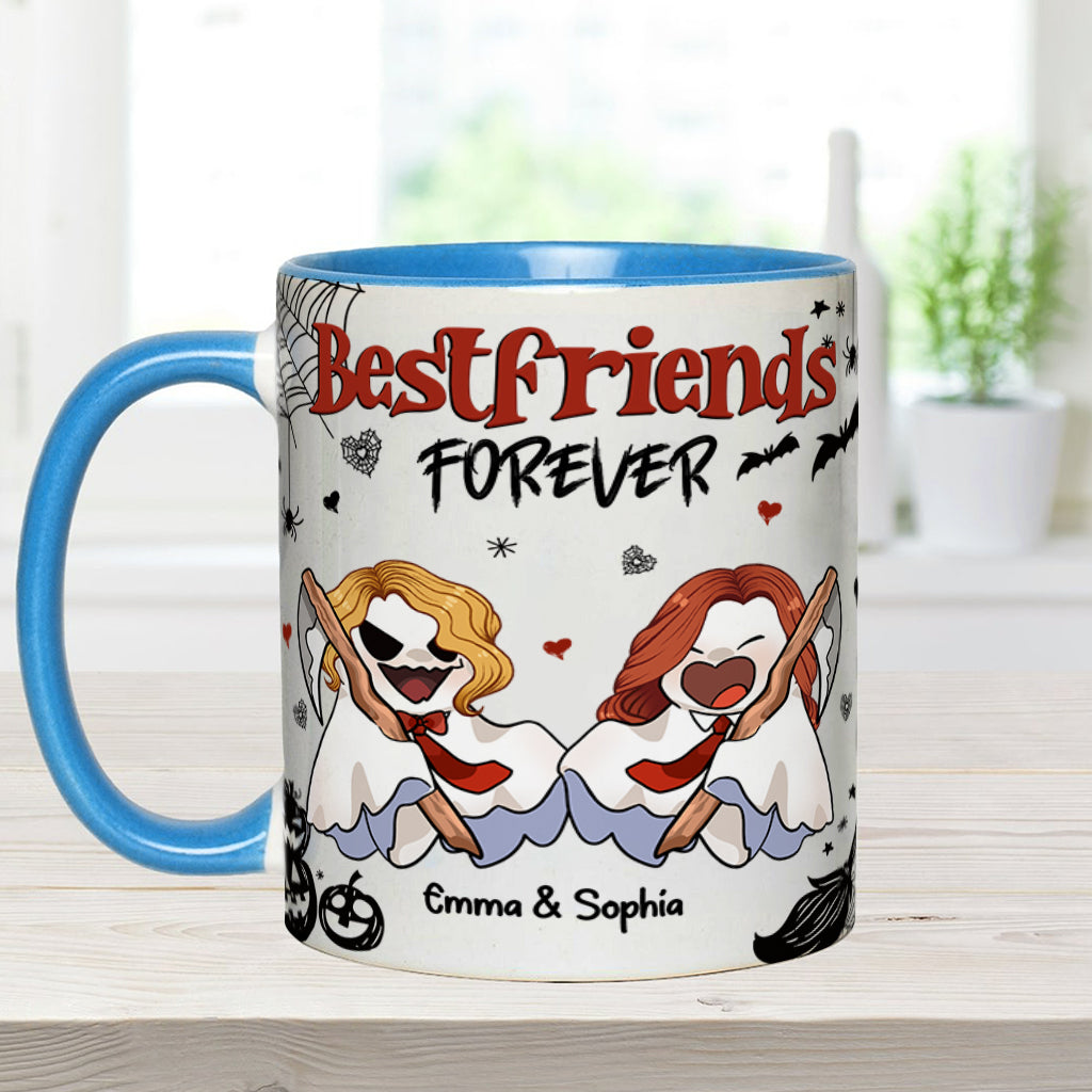 Bestfriend Forever - Personalized Bestie Accent Mug
