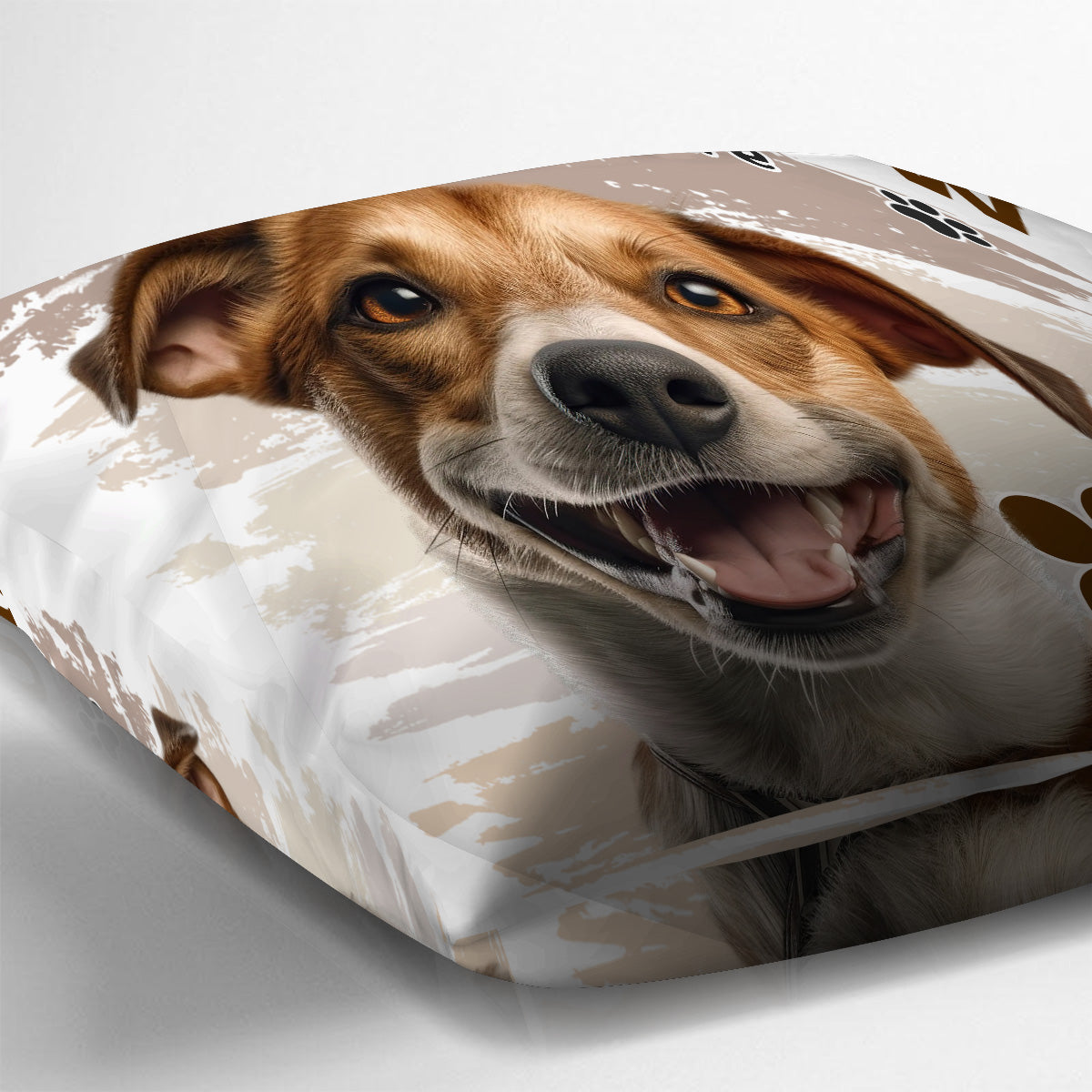 When You Miss Me Hug This - Personalized Dog Throw Pillow