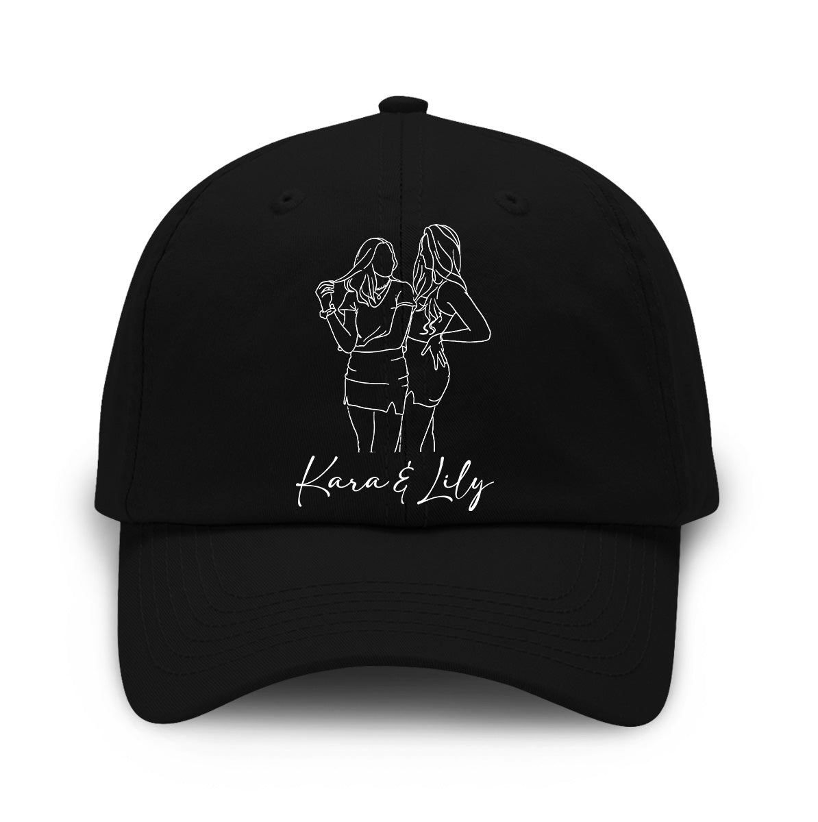 Custom Photo - Personalized Daughter Embroidered Classic Cap