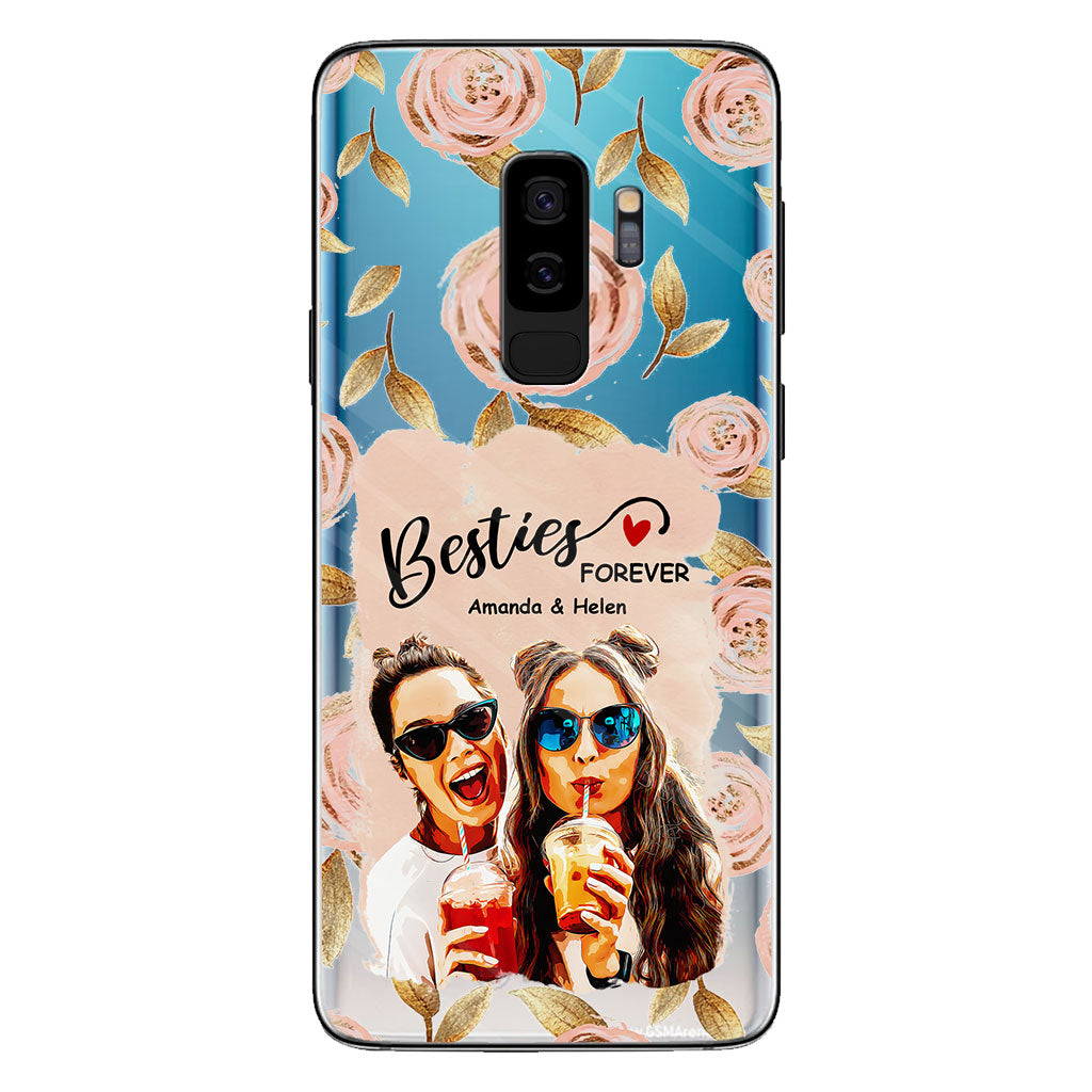 Besties Forever - Personalized Bestie Clear Phone Case
