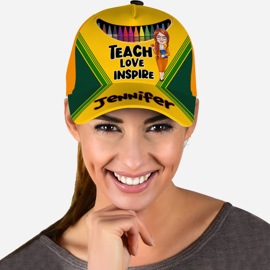 Teach Love Inspire - Personalized Teacher Classic Cap
