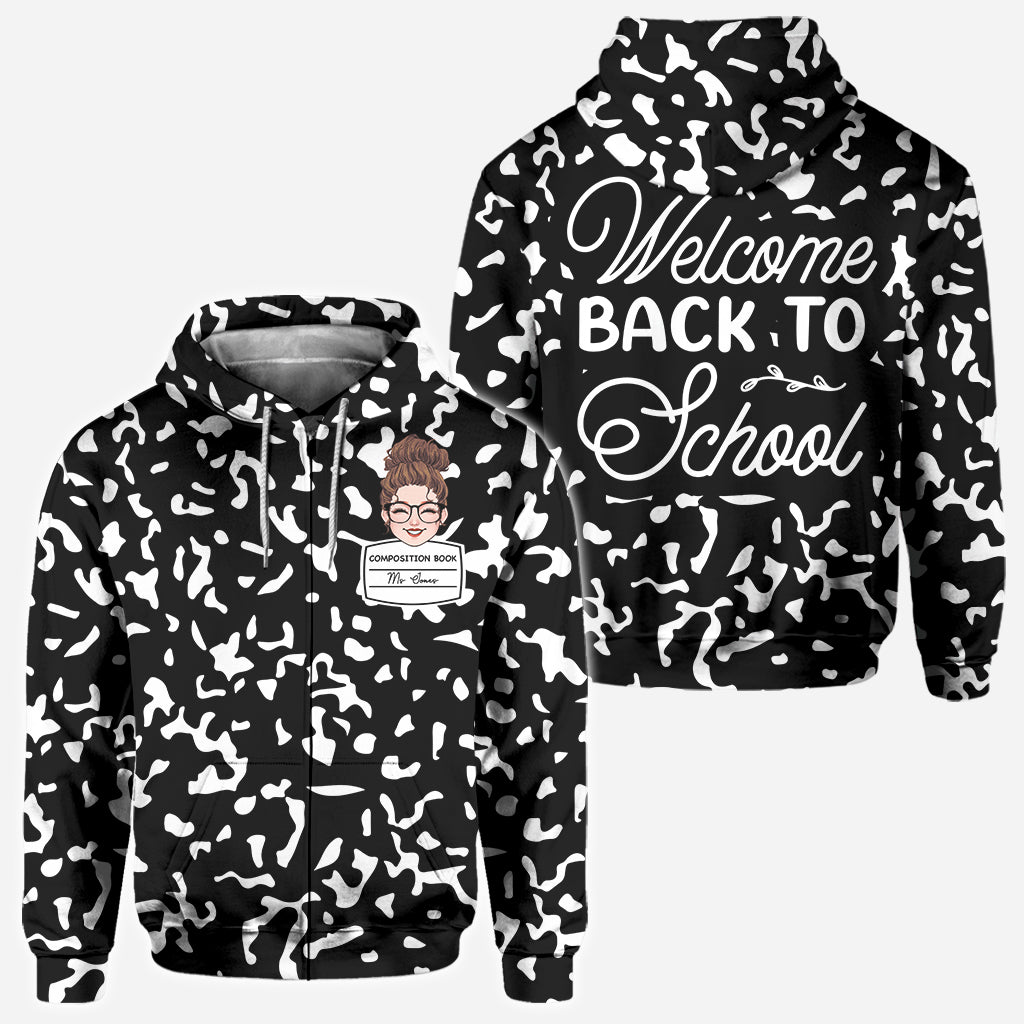 Welcome Back To School - Personalized Teacher All Over Shirt