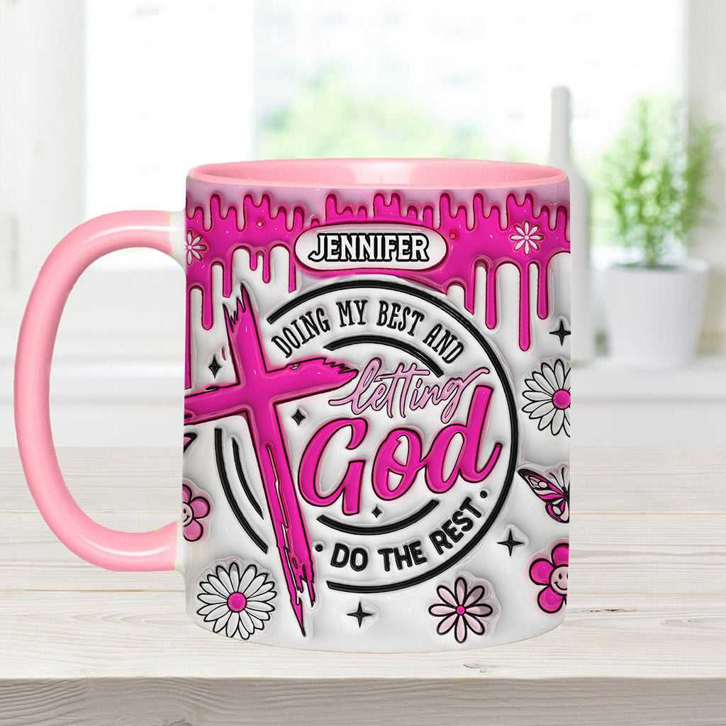 Ich gebe mein Bestes – Personalisierte Tasse mit christlichem Akzent