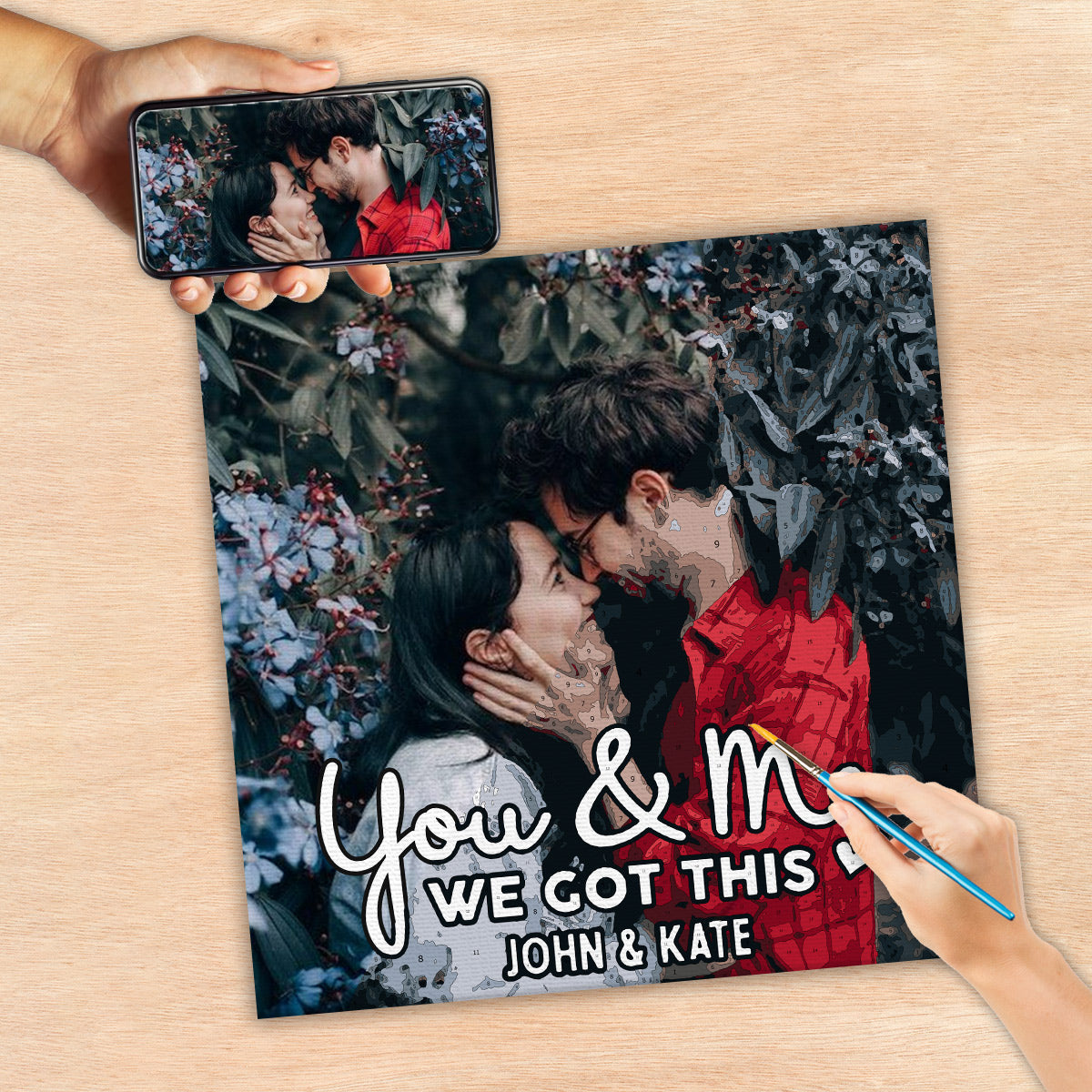 You And Me We Got This - Personalized Couple Paint By Numbers Kit