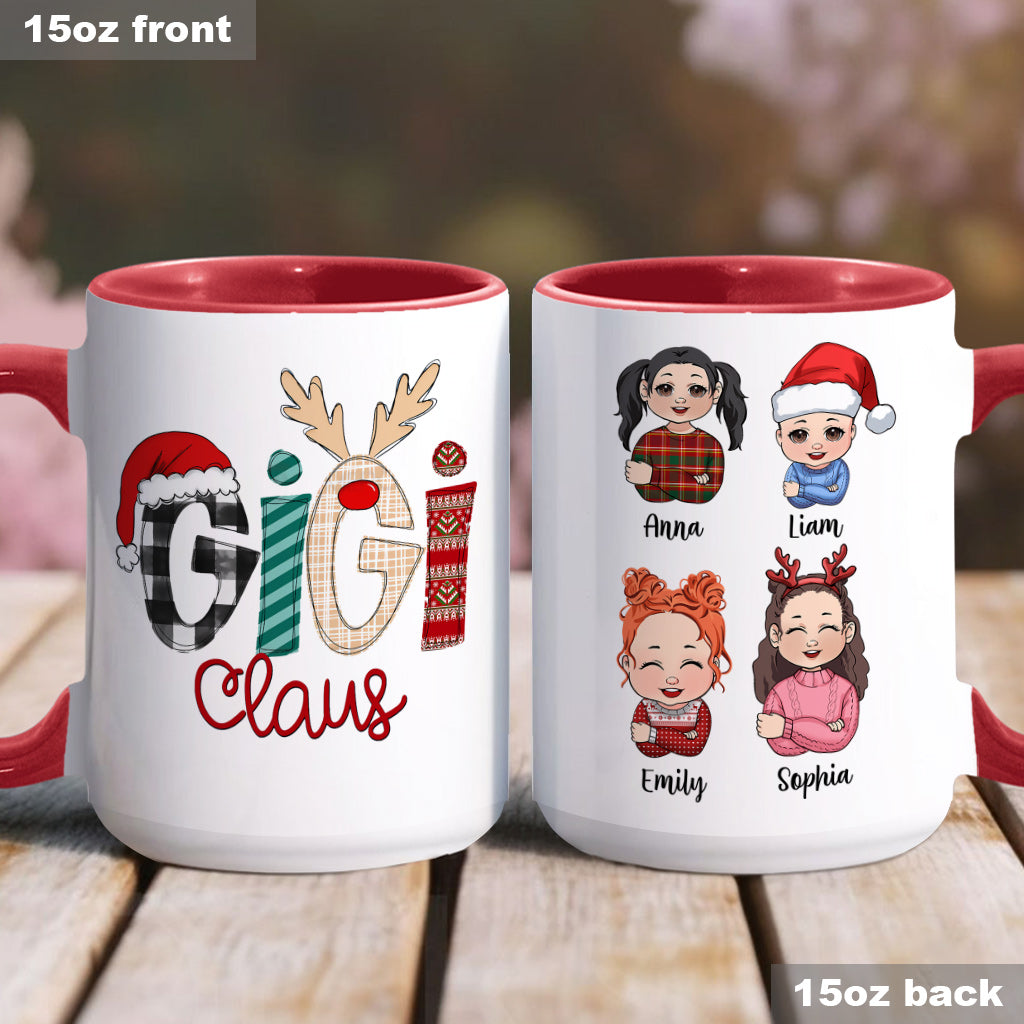 Mug personnalisé Gigi Claus - Grand-mère