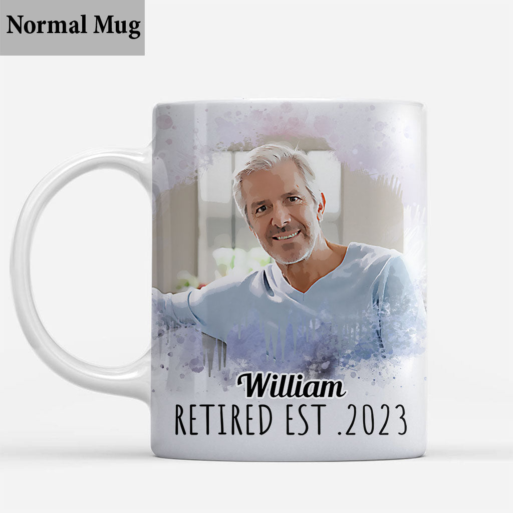 Wie nennt man eine Person? - Personalisierte Tasse für Rentner