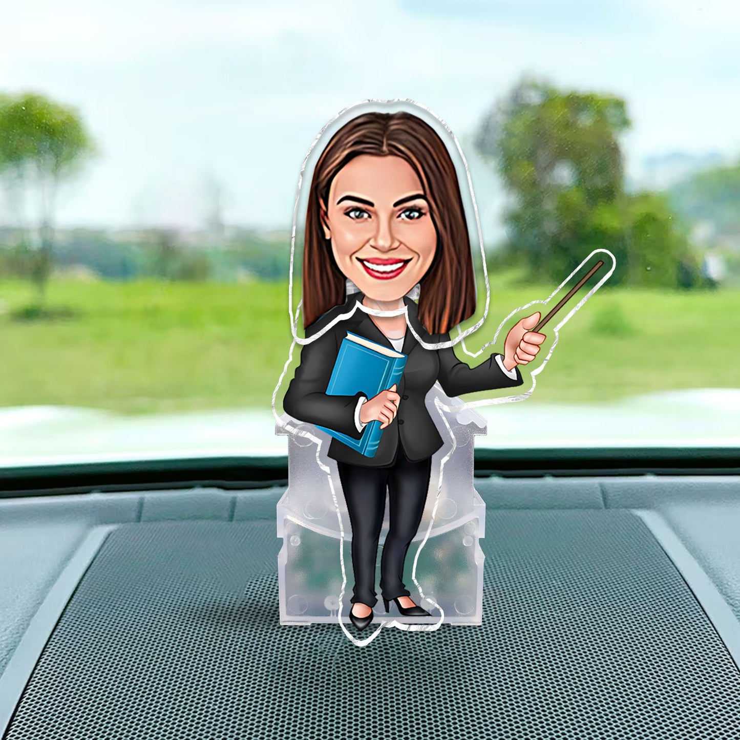 Lustige Fotofigur – Personalisierter Lehrer-Wackelkopf