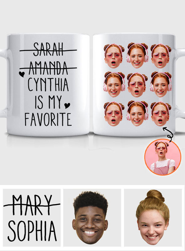 You Are My Favorite - Personalized Couple Mug