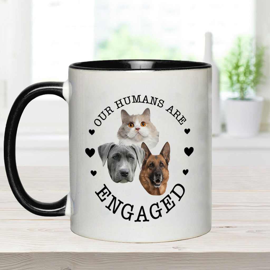 My Humans Are Getting Married Dog Cat - wedding gift for dog lover, cat lover - Personalized Accent Mug