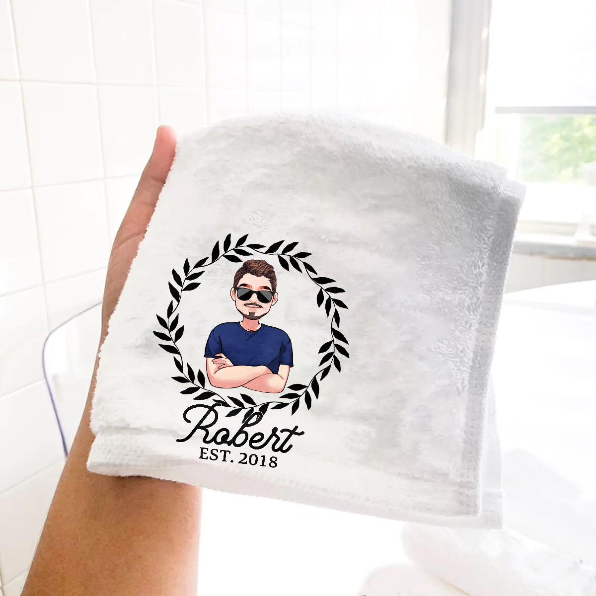 Neues Zuhause, neues Leben – personalisiertes Golfhandtuch als Einzugsgeschenk