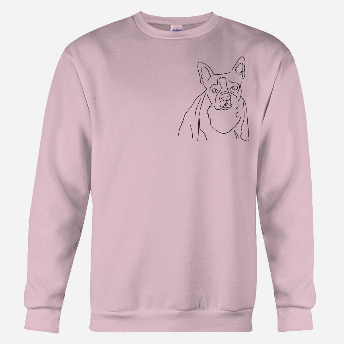 Custom Line Art - Personalized Dog Embroidered Sweater