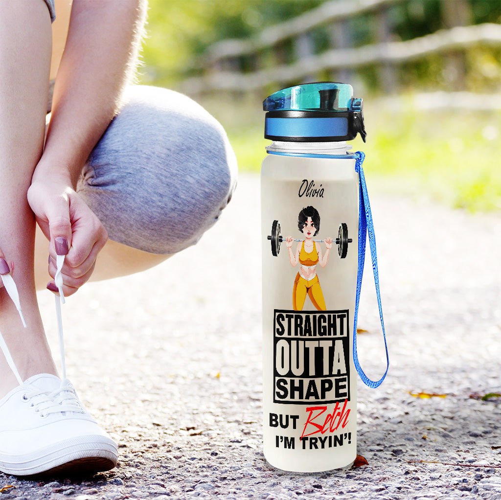Das Leben ist besser mit Sport – Personalisierte Fitness-Wasserflasche mit Tracker