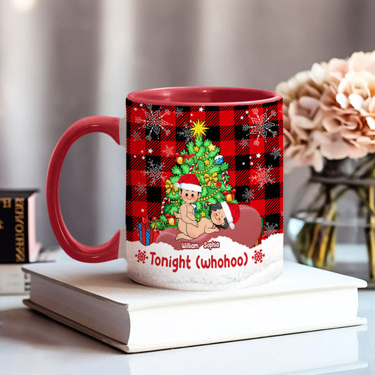 Tonight - Personalized Couple Accent Mug