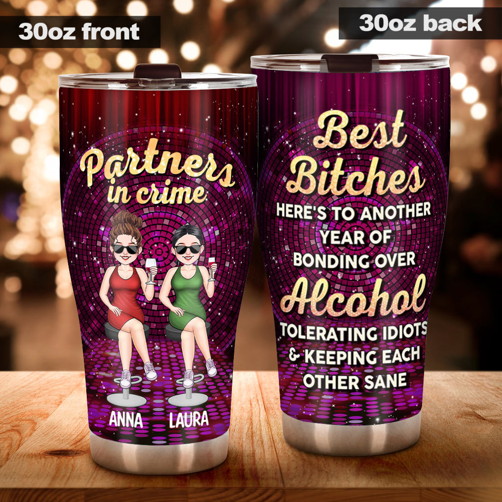 If We Get Caught - Personalized Bestie Tumbler