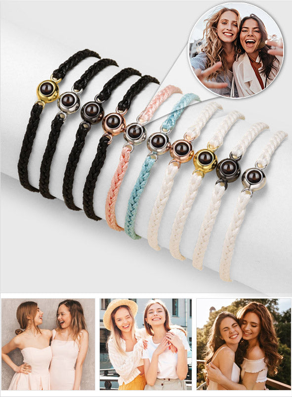 Bestie Forever - Gift for friend - Personalized Projection Bracelet